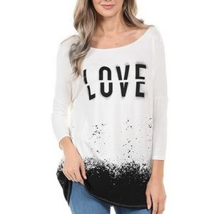 Love Long Sleeve Shirt Oversize